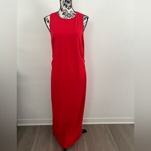SHEIN Bold Red Sleeveless Maxi Dress 2XL
